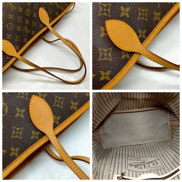 Louis Vuitton LV Tote Bag Neverfull GM Brown Monogram 885-083025 - Picture 7 of 12